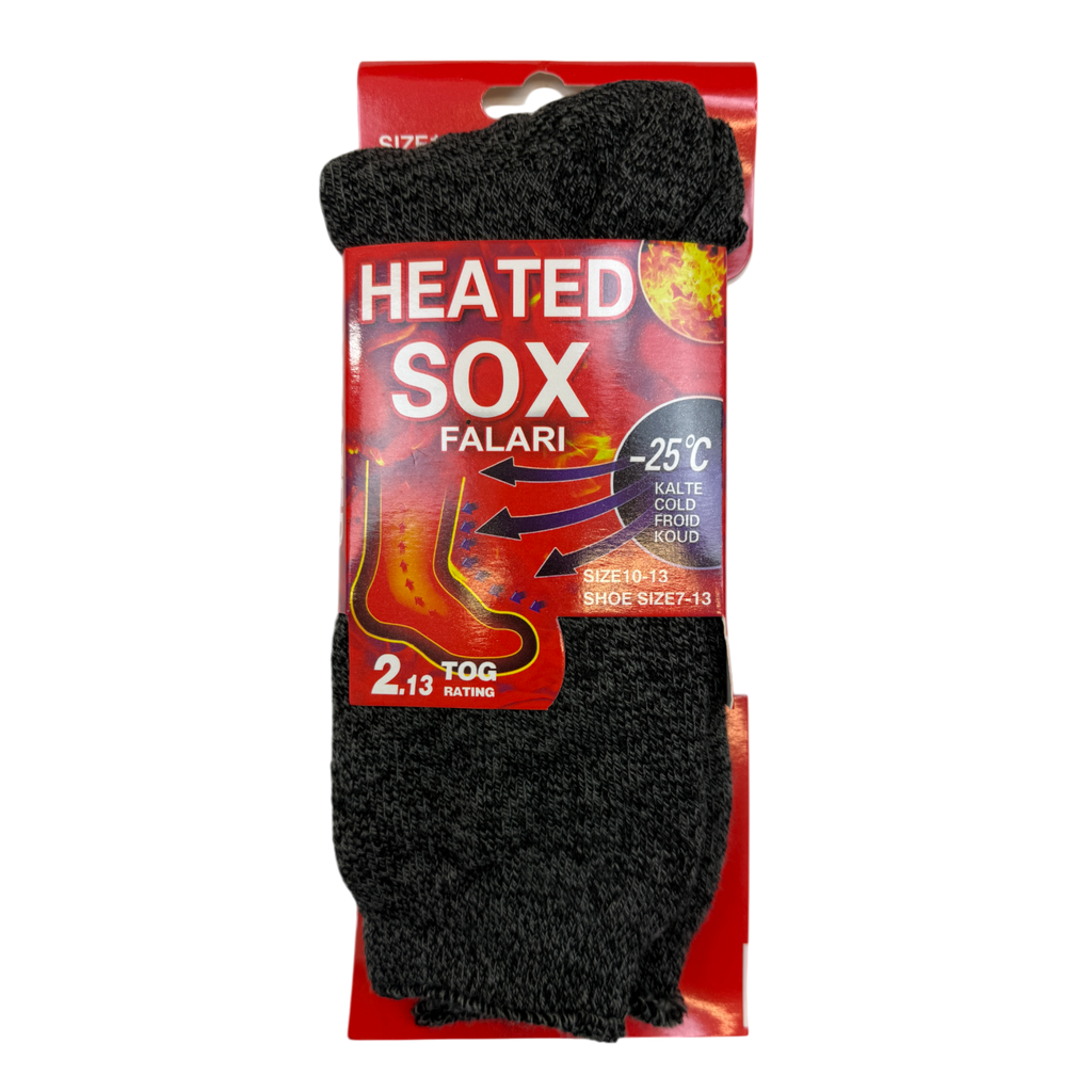 Mens Heated Thermal Socks - Pack of 3 - AT292-2