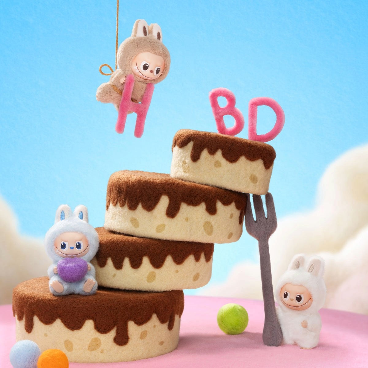 Labubu THE MONSTER PIN FOR LOVE - HEART-3